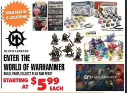 Len's Mill Stores BLACK LIBRARY ENTER THE WORLD OF WARHAMMER offer