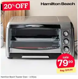 Kitchen Stuff Plus Hamilton Beach Toaster Oven - 6 Slices offer