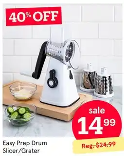 Kitchen Stuff Plus Easy Prep Drum Slicer/Grater offer