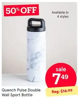 Kitchen Stuff Plus Quench Pulse Double Wall Sport Bottle offer