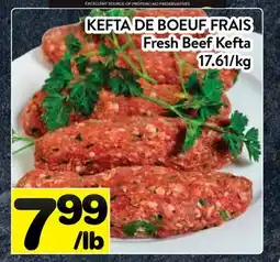 Supermarché PA KEFTA DE BOEUF FRAIS | Fresh Beef Kefta offer
