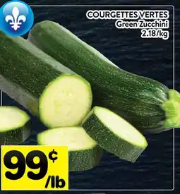 Supermarché PA COURGETTES VERTES | Green Zucchini offer