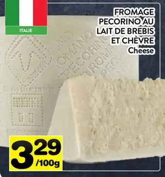 Supermarché PA FROMAGE PECORINO AU LAIT DE BREBIS ET CHEVRE | Cheese offer
