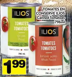 Supermarché PA TOMATES EN CONSERVE ILIOS | Canned Tomatoes offer