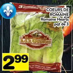 Supermarché PA COEURS DE ROMAINE | Romaine Hearts offer