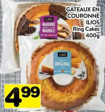 Supermarché PA GÂTEAUX EN COURONNE ILIOS | Ring Cakes offer