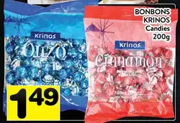 Supermarché PA BONBONS KRINOS | Candies offer
