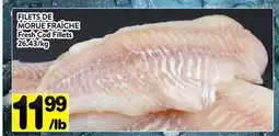 Supermarché PA FILETS DE MORUE FRAÎCHE | Fresh Cod Fillets offer