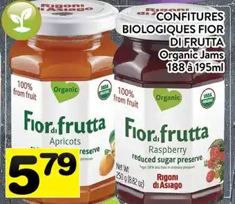 Supermarché PA CONFITURES BIOLOGIQUES FIOR DI FRUTTA | Organic Jams offer