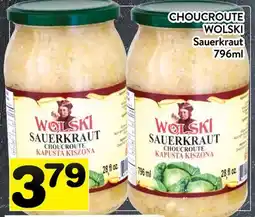 Supermarché PA CHOUCRUTE WOLSKI | SAUERKRAUT offer