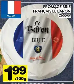Supermarché PA FROMAGE BRIE FRANÇAIS LE BARON | Cheese offer
