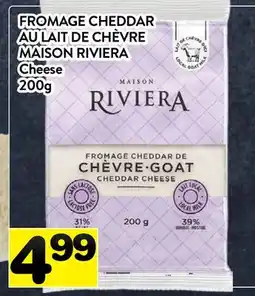 Supermarché PA FROMAGE CHEDDAR AU LAIT DE CHÈVRE MAISON RIVIERA | Cheese offer
