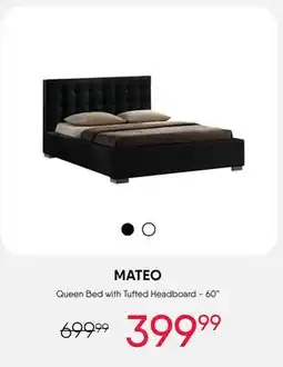 Meubles RD Mateo - Queen Bed (60) offer