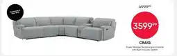 Meubles RD Craig - Power Modular Sectional and Console with Built-In Audio System - 6 pcs offer