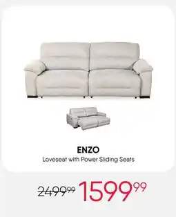 Meubles RD Enzo - Loveseat with Power Sliders offer
