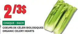 Marches Tau COEURS DE CÉLERI BIOLOGIQUES offer