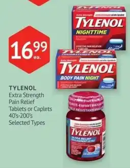 Guardian Pharmacy Tylenol Extra Strength Pain Relief Tablets or Caplets offer