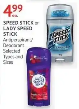 Guardian Pharmacy Speed Stick or Lady Speed Stick Antiperspirant/ Deodorant offer