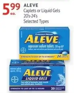 Guardian Pharmacy Aleve Caplets or Liquid Gels offer