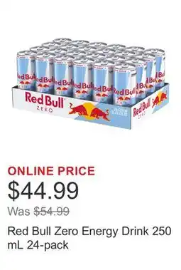Costco Red Bull Zero Energy Drink 250 mL 24-pack offer