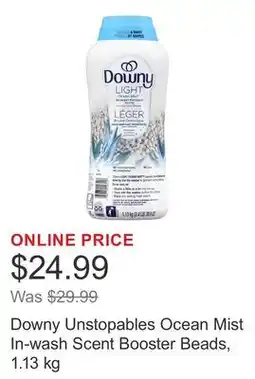 Costco Downy Unstopables Ocean Mist In-wash Scent Booster Beads offer