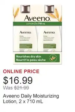 Costco Aveeno Daily Moisturizing Lotion offer