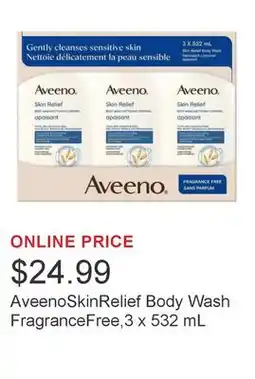 Costco Aveeno Skin Relief Body Wash Fragrance Free offer