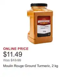 Costco Moulin Rouge Ground Turmeric offer