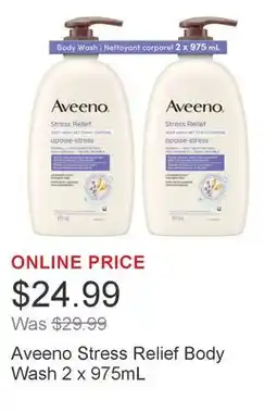 Costco Aveeno Stress Relief Body Wash offer