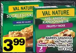 Supermarché PA VAL NATURE BARRES GRANOLA VAL NATURE offer