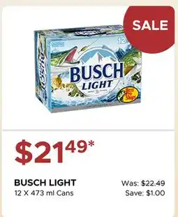 The Beer Store BUSCH LIGHT offer