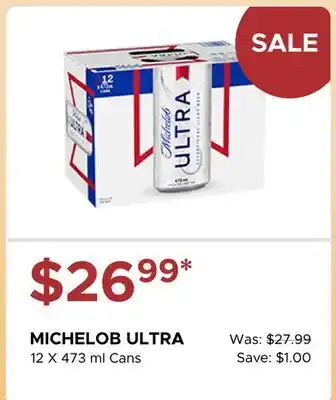 The Beer Store MICHELOB ULTRA offer