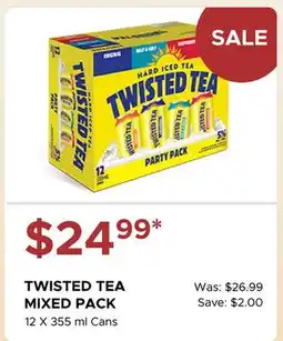 The Beer Store TWISTED TEA MIXED PACK offer