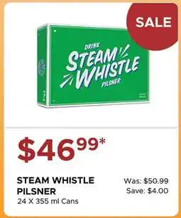 The Beer Store STEAM WHISTLE PILSNER offer