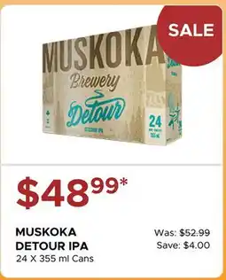The Beer Store MUSKOKA DETOUR IPA offer