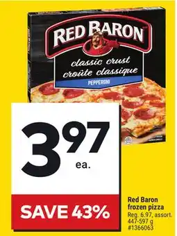 Giant Tiger Red Baron frozen pizza offer