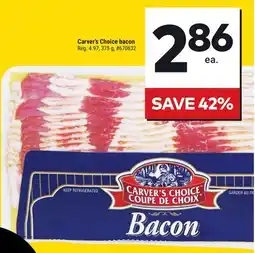 Giant Tiger Carver's Choice bacon offer