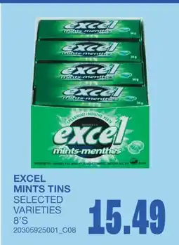 Wholesale Club EXCEL MINTS TINS offer