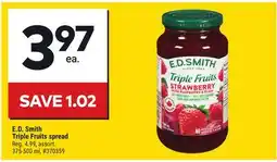 Giant Tiger E.D. Smith Triple Fruits spread offer
