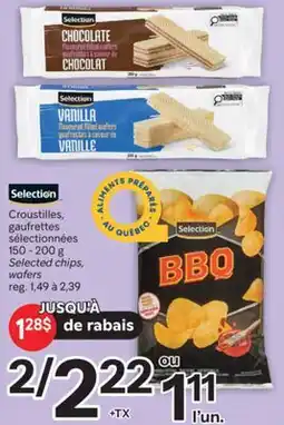 Brunet Croustilles, gaufrettes sélectionnées offer