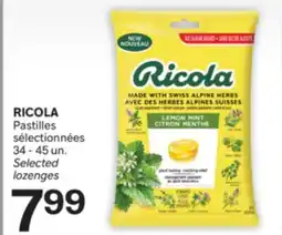 Brunet RICOLA Pastilles sélectionnées offer