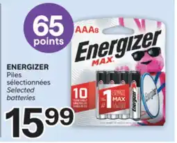 Brunet ENERGIZER Piles sélectionnées offer