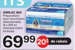 Brunet SIMILAC 360 Présélections pour nourrissons sélectionnées offer