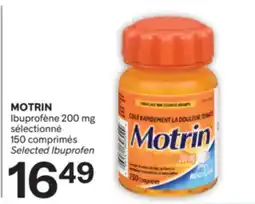 Brunet MOTRIN Ibuprofène 200 mg sélectionné offer
