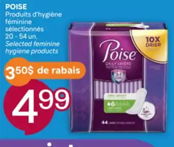 Brunet POISE Produits d'hygiène féminine sélectionnés offer