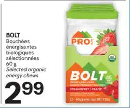 Brunet BOLT Bouchées énergisantes biologiques sélectionnées offer