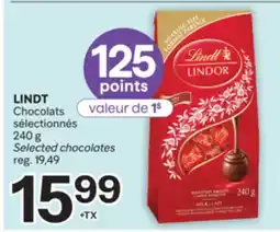 Brunet LINDT Chocolats sélectionnés offer