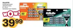 Brunet GILLETTE Lames de rasoir sélectionnées offer