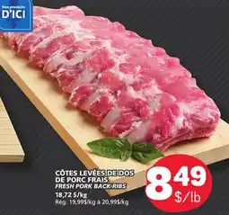 Marché Bonichoix FRESH PORK BACK RIBS offer