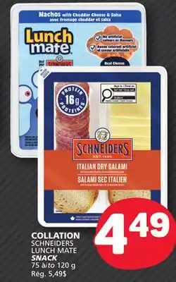 Marché Bonichoix SCHNEIDERS LUNCH MATE SNACK offer